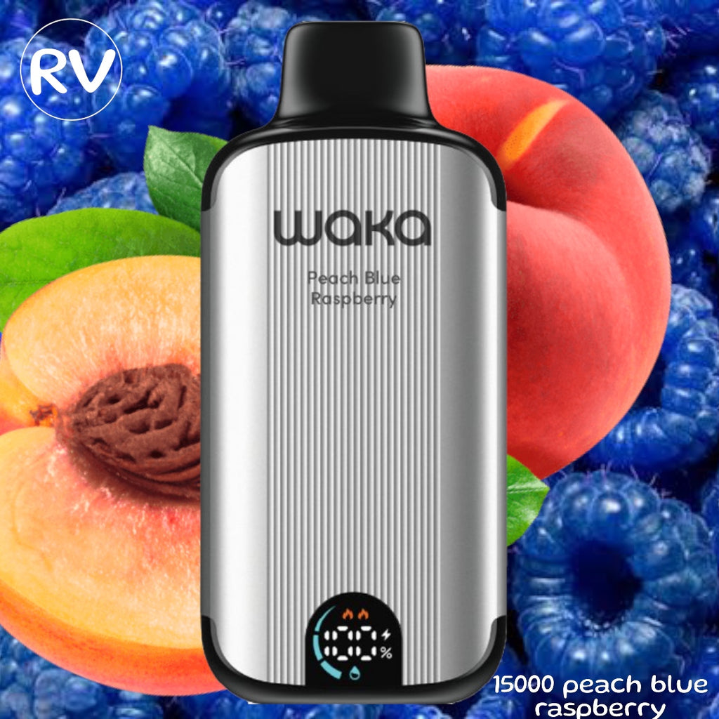 Waka 15K Puffs Platinum Flavor - Peach Blue Raspberry – RevolucionV