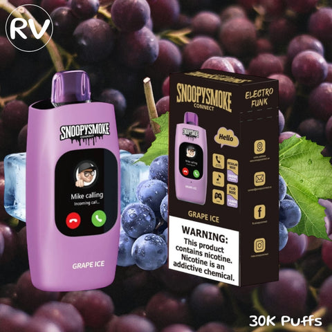 SnoopySmoke Connect 30k Grape Ice