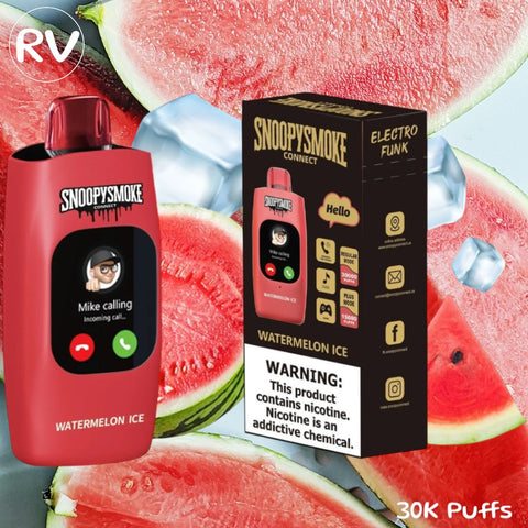 SnoopySmoke Connect 30k Watermelon Ice