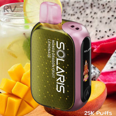 Solaris - 25,000 Puffs - Mango Dragon Fruit Lemonade